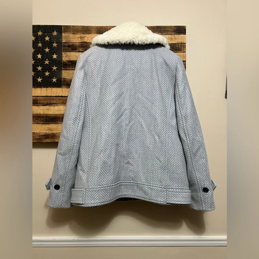 Club Monaco Textured Moto Jacket - Picture 3 of 7